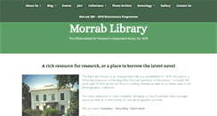 Desktop Screenshot of morrablibrary.org.uk